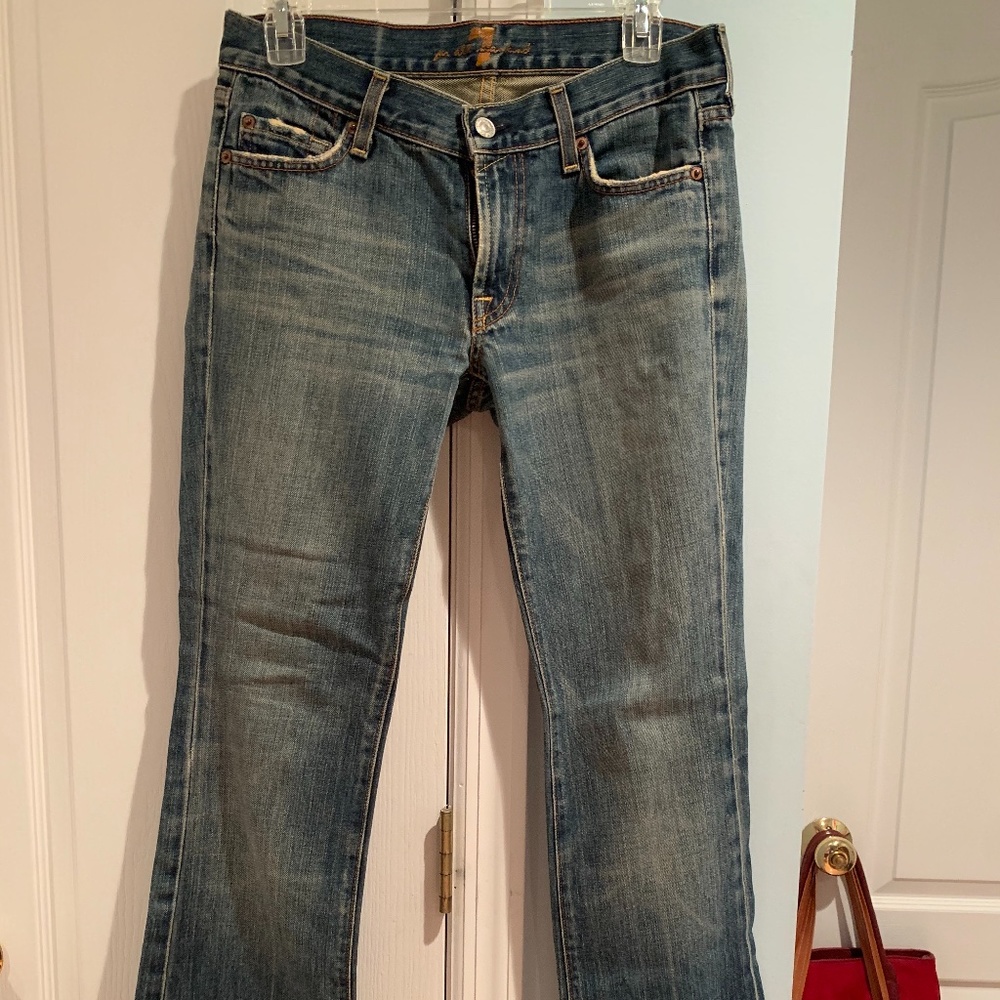 Seven for all Mankind mid-rise, flare jeans